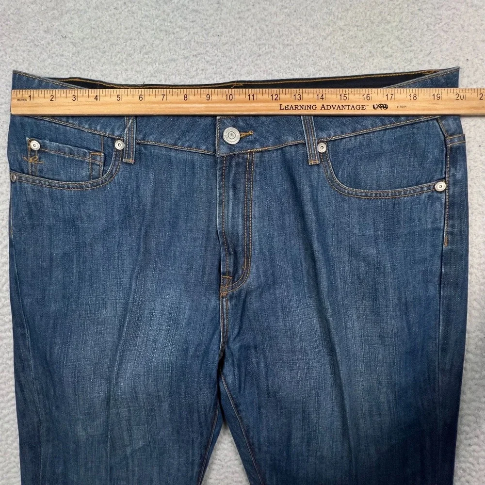 Seven7 Jeans Men's‎ 38x34 Premium Straight Relaxed Baggy Embroidered Wide Boot
